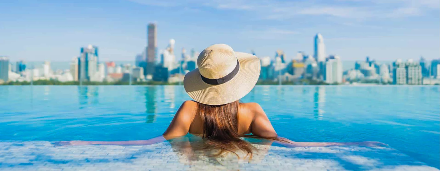 Runwal The Central Park Pimpri Chinchwad Infinity Pool Image