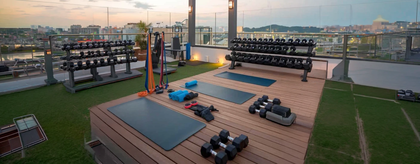 Runwal The Central Park Pimpri Chinchwad Sky Gym Image